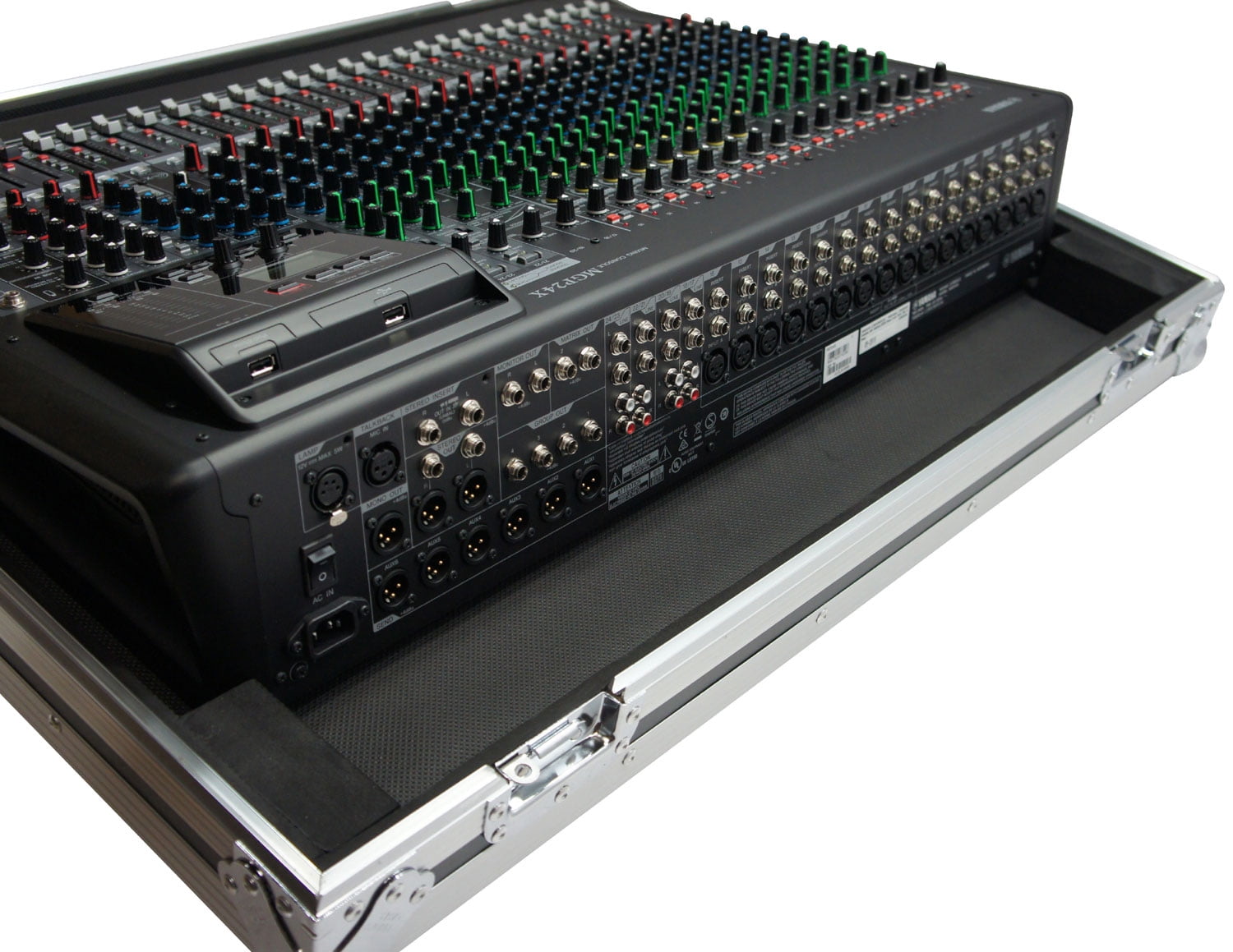Road Ready YAMAHA MGP24X専用ラックケース 中古品 Harmony HCMGP24 Flight Transport Road Custom Audio Case for Yamaha