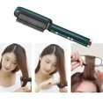 thumbnail image 4 of Minnieouse Cepillo alisador de pelo de 45W para mujer Cuidado del cabello Verde, 4 of 6