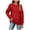 Red womens tops, variant on Wenini Womens Tops Plain Round Neck Long Sleeve Sweater Fashion Loose Casual Comfy Winter Pullover Blouse Sweatshirt Tops Gift on Clearance
