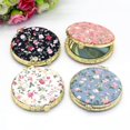 thumbnail image 2 of 4PCS Compact Mirror Retro Floral Double-side Mini Makeup Mirror Pocket Mirror, 2 of 5