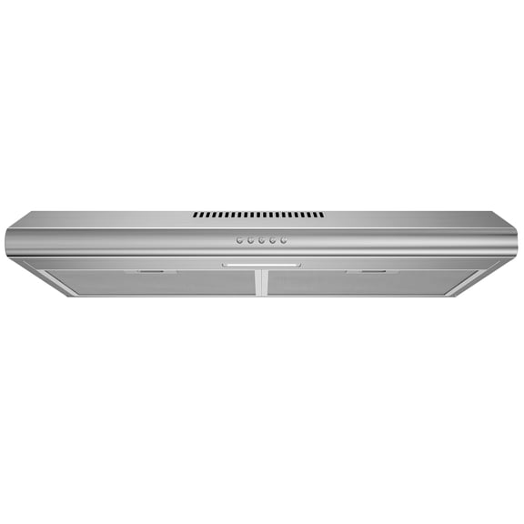 FIREGAS Range Hood 30 Inch Under Cabinet, Stainless Steel Stove Vent Hood with 260 CFM, 3-Speed Exhaust Fan, Energy-Efficient LED Lights Kitchen Hood