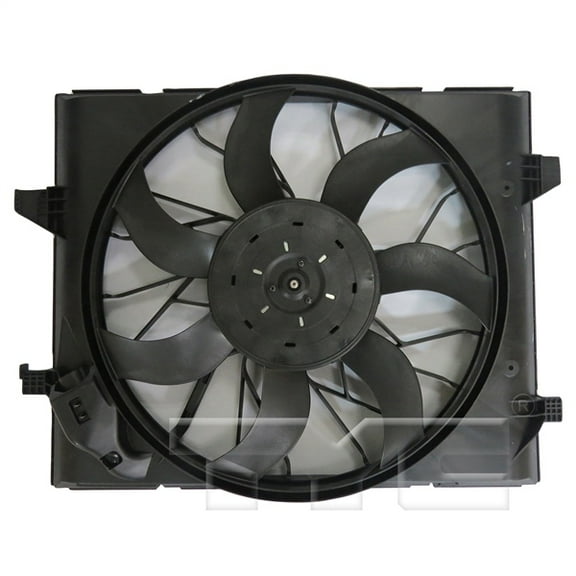 TYC 624540 Dual Radiator And Condenser Fan Assembly Fits select: 2014-2018,2020 JEEP GRAND CHEROKEE