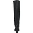 thumbnail image 3 of Alfani Womens Tristanne Leather Tall Knee-High Boots, 3 of 3