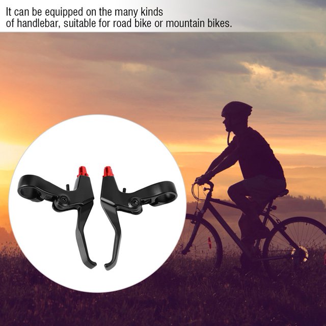 Palanca De Freno Mango De Freno De Bicicleta 1 Par De Manillar De Palanca De Freno Antideslizante Para Bicicleta De Montaña Para Manillar Rojo De 22mm/0 87\" ANGGREK Ciclismo