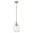 thumbnail image 5 of 716-1S-BB-G460-7CL Innovations Lighting Preston - 1 Light Stem Hung Mini-Pendant-6.75 Inch Wide and 12.38 Inch Tall-Brushed Brass Finish-Clear Glass, 5 of 5