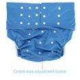 thumbnail image 6 of Kritne Adult Cloth Diapers Washable Adult Diaper Adult Pocket Nappy Cover Adjustable Reusable Diaper Cloth For Incontinence Care, Suitable For Elderly Men Women, 6 of 8