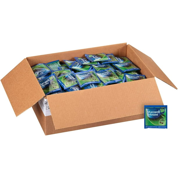 Maxwell House Decaf Ground Coffee Filter Bags (0.2 oz Bags, Pack of 250)