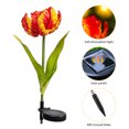thumbnail image 2 of Luz De Enchufe De Tierra De Tulipán 2 piezas de luz de enchufe de tierra de tulipán solar 600 mAh IP65 (gradiente de naranja amarillo) Wdftyju Para estrenar, 2 of 3