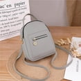 thumbnail image 3 of Minnieouse Artesanía Diseño elegante casual Bolso de hombro Bolsillos con cremallera Bolso de mujer Estilo simple Bolso cruzado Type6 NO6, 3 of 6