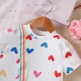 thumbnail image 7 of Gubotare Toddler Dresses for Girl Girls Summer Short Sleeve Dress A Line Swing Basic Twirl Party Dresses Size 6 (White,6 Years), 7 of 7