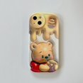 thumbnail image 1 of Funda de teléfono de Anime japonés Sanrio Pochacco para iPhone 14 Pro Max 13 12 11 Pro Max, lindo perro, moda Blu-Ray, silicona suave, cubierta completa Fivean unisex, 1 of 2