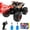 Black, variant on VKFVKF 1:16 Waterproof Remote Control Monster Truck - 4WD Amphibious All Terrain RC Car, Off-Road Toy Truck with Rechargeable Battery, Gift for Kids