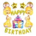thumbnail image 1 of Globos decorativos para fiesta de cumpleaños alusivos a la Bella y Bestia, 1 of 5
