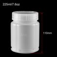 thumbnail image 2 of Botella de reactivo de laboratorio de boca ancha de plástico Uxcell 225ml/7.6oz 4 unidades, 2 of 5