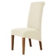 thumbnail image 1 of Funda elástica para silla de comedor de hotel para el hogar Funda para silla de respaldo alto Funda para silla de franela con grano de maíz, 1 of 4