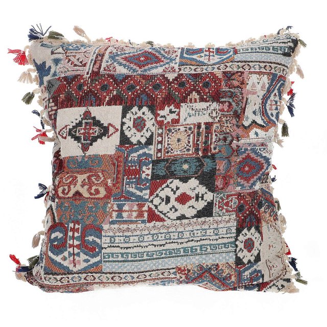 Winter Outdoor Pillow Covers Linen Cushion Case Cushion Case Tassel Pillow Cases Vintage Farmhouse Pillowcase