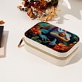 thumbnail image 7 of Chameleon Portable Velvet Jewelry Stand Organizer Box with Removable Compartment - Gift, Jewelry Display, 7 of 7