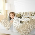 thumbnail image 4 of jejeloiu Leopard Cheetah Print Full Size Comforter Sets,Beige Cute Butterfly Bedding Comforter Set,Modern Aesthetic Art Bedding Sets For Girls Kids,Ultra Soft Home Decor Reversible,3-Piece, 4 of 8
