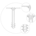 thumbnail image 2 of White Sand Anchor Beach Umbrella Screw Ground Stake Holder for Outdoor Lawn and Garden Use, 2 of 6