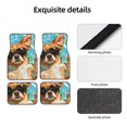 thumbnail image 4 of Wukai Funny Swimming Chihuahua Front Car Floor Mats Four-Piece Set Front & Rear Universal Car Floor Mats for SUVs, Trucks, Sedans, 4 of 7