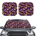 thumbnail image 2 of Fotbe Halloween Gnomes1 2-Piece Car Windshield Sun Shade | Sun Blocker for Car Windshield | Foldable Automotive Interior Accessories for Sun Protection-Large, 2 of 7