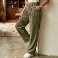 thumbnail image 4 of Posijego Women's Corduroy Pants High Waisted Wide Leg Pants Ladies Business Casual Dress Vintage Pants with Pockets, 4 of 7