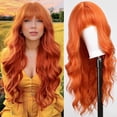 thumbnail image 2 of Hair Tracks Women'S Change Long Curly Hair Fiber Headgear Water Shape Full of Personality Long Water Wavy Wig Trippy Hair Bundles Weiweigg E, 2 of 6