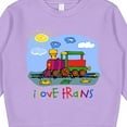thumbnail image 3 of Inktastic I Love Trains Toddler Sweatshirt, 3 of 4