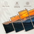 thumbnail image 6 of Elephant Stock Smoky Mountains National Park Wall Art - Horizontal Multi Panel Canvas - Living Room Wall Decor - Nature Multi Panel - Orange And Yellow Decor - 74" x 34", 6 of 8