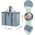thumbnail image 4 of Bolsa Térmica VENO Paquete de 2 Bolsas Aislantes para Compras Azul Claro, 4 of 7