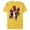 Yellow, variant on Marvel Eternals Team of Immortal Beings Bold Color - Short Sleeve Blended T-Shirt for Adults – Customized-Black