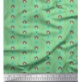 thumbnail image 1 of Soimoi Cotton Duck Fabric Waves,Leaves & Floral Artistic Print Fabric by the Yard 42 Inch Wide, 1 of 1
