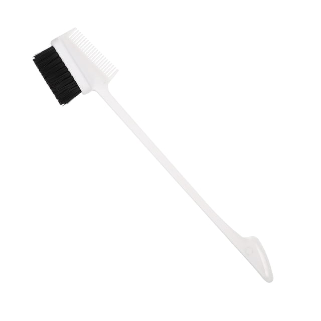 Dual Comb Eyebrow Brushes, Eyelash Comb Eyebrow Brush for Women, Eyelash Eyebrow Travel Makeup Tool, White 6.77 Length