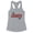 Heather Grey, variant on I Can Get You on the Naughty List Tank Top Fitted Racerback Women's X-Large White