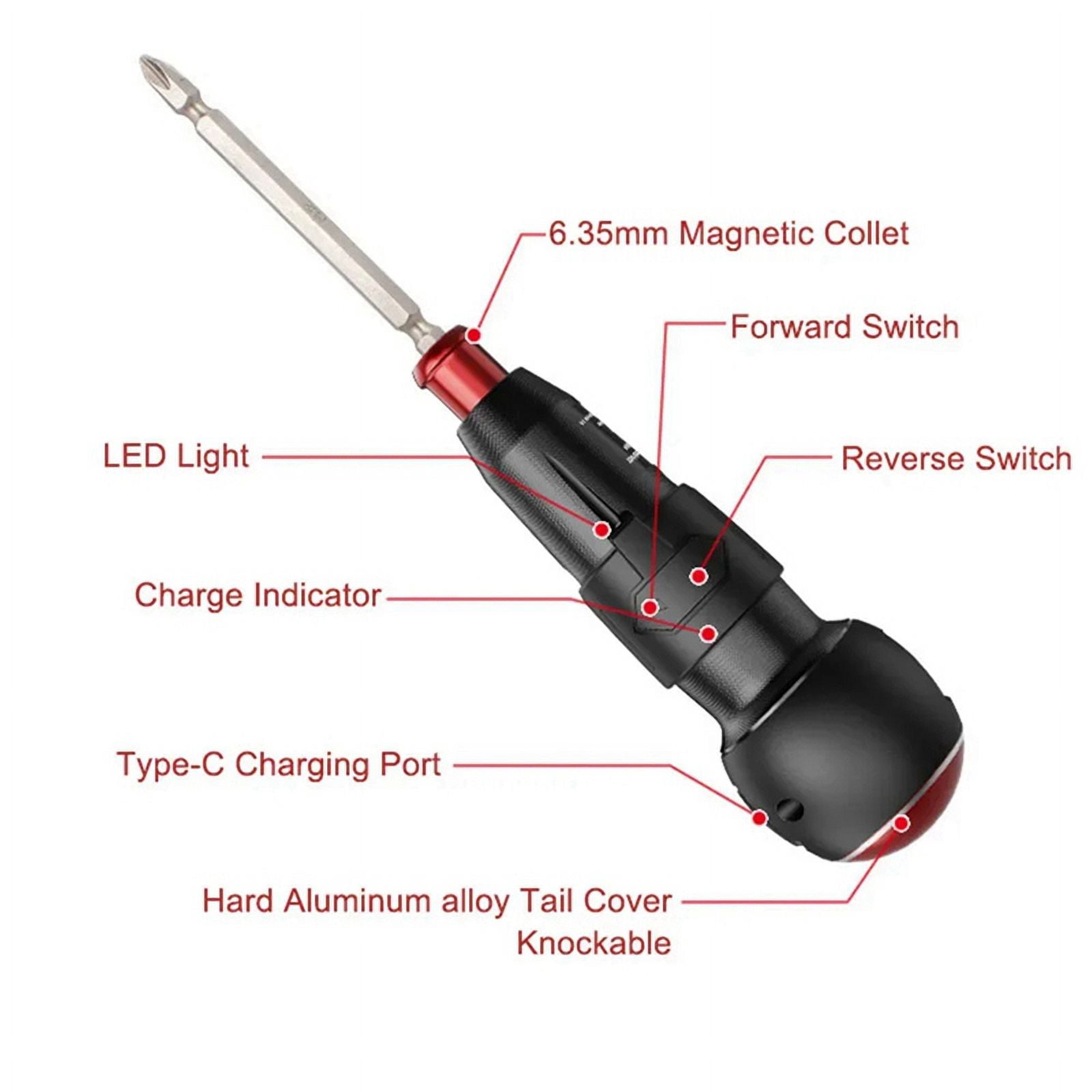 3.6V Cordless Powerful Electric Screwdriver Rechargeable Screwdriver Set Household Auto  Driver PC Repair