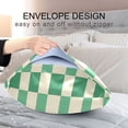 thumbnail image 5 of Ryvnso Satin Pillowcase Checkered Grid-t3 Pillow Cases Standard Size 26x20in, 5 of 6