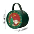 thumbnail image 3 of Christmas Gift Box, Holiday Packaging, Christmas Eve Santa Claus Apples Candy Gift Box, Durable Paper Material with Thickened Handle, Red and Green Festive Design, 12x9.5cm Size, 3 of 6