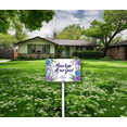thumbnail image 2 of Eveokoki Please Keep Off Our Grass Sign, 12" x8" Stay Off Grass Aluminum Signs with Metal Stakes,UV Protected,Weatherproof,Fade Resistant,Easy to Mount, 2 of 6