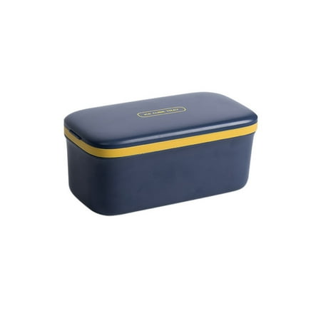 

Silicone Ice Tray with Lid Single/Double Layer Ice Mould for Beer Cocktails Whiskey with High Elastic Blue (single Layer)