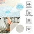 thumbnail image 3 of Yayeee Bath Rug for Bathroom Floor Non Slip Contour Fluffy Soft Absorbent Mat, 20"x24", Halloween Pumpkin Field, 3 of 7