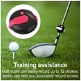 thumbnail image 4 of relayinert Golf Score Counter 12 Strokes Portable Digit Count Indicator Training Aids Outdoor Indoor Scoring Tools Trainers Black 1Set, 4 of 6