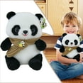 thumbnail image 2 of LGHDIWN 9.8" Panda Stuffed Animals Plush, Cute Plushies for Animal Themed Parties Teacher Student Award, Animal Toys for Baby, Boy, Girls, Great for Nursery, Room Decor, Bed, 2 of 9