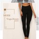 thumbnail image 4 of Leggings de panal para mujer, leggings deportivos con control de barriga, pantalones de yoga, 4 of 5