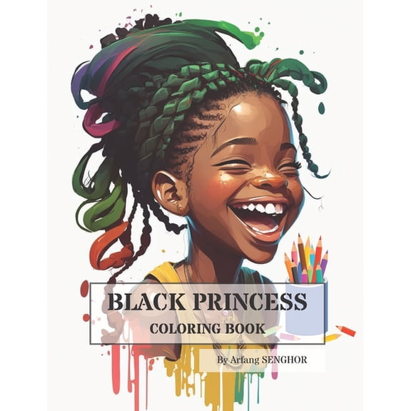 Black Princess Coloring Book (Paperback)