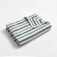 thumbnail image 3 of Mainstays Basic Striped Bath Towel, Soft 100% Cotton and Highly Absorbent Bath Towel, Green, 3 of 5