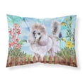 thumbnail image 1 of Carolines Treasures CK1227PILLOWCASE Poodle Spring Fabric Standard Pillowcase, 1 of 2