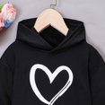 thumbnail image 4 of Vedolay Girls Fashion Girls Hoodies Sweatshirt Casual Loose Pullover with Pockets Black,120, 4 of 5