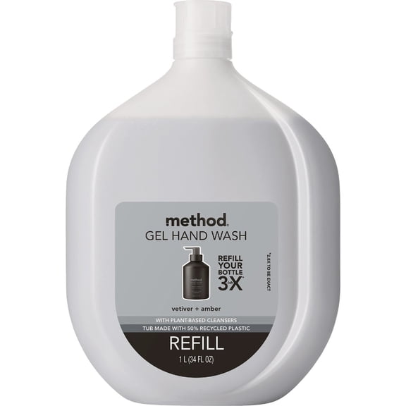 Method 9089692 Vetiver & Amber Scent Foam Hand Wash - 28 oz