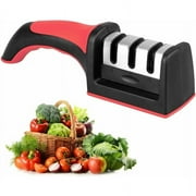 Professional Knife Sharpener, Premium Three Stages Manual Knife Sharpener, is A Household Necessity - Professional Chef's Choice