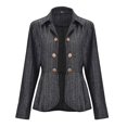 thumbnail image 3 of Vedolay Womens 2023 Coat Womens Casual Blazers Long Sleeve Business Lapel Collar Work Office Clothes,Black M, 3 of 4